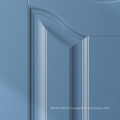 GO-B8 latest design blue painted door skin wooden veneer moulded door skin hdf sheet